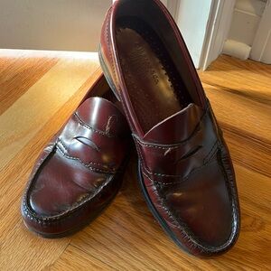 G.H. Bass & Co. Burgundy Leather Loafers